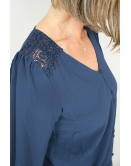 chemiser bleu marine collection Ycoo paris