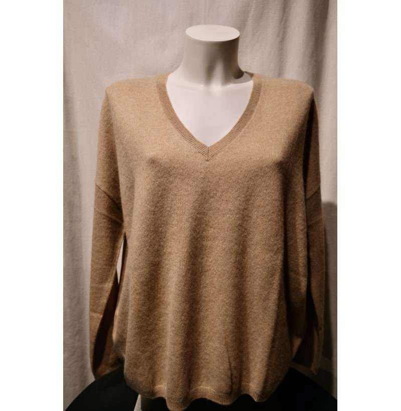 PULL CACHEMIRE BEIGE