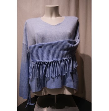 PULL BLEU EN LAINE DEGRADE