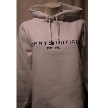 Sweat capuche blanc TOMMY HILFIGER