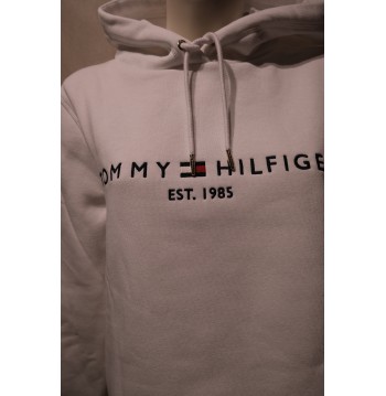 Sweat capuche blanc TOMMY HILFIGER