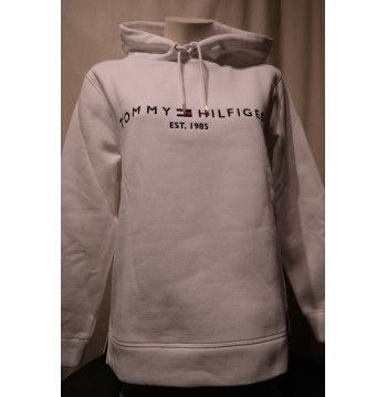 Sweat capuche blanc TOMMY HILFIGER