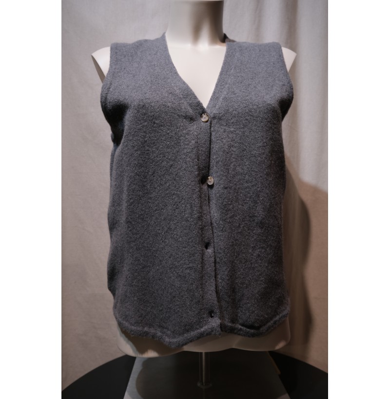 GILET GRSI  S MANCHE EN LAINE