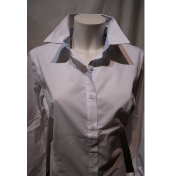 Chemise CAPUCINE coton blanc NUMEROLOGIE