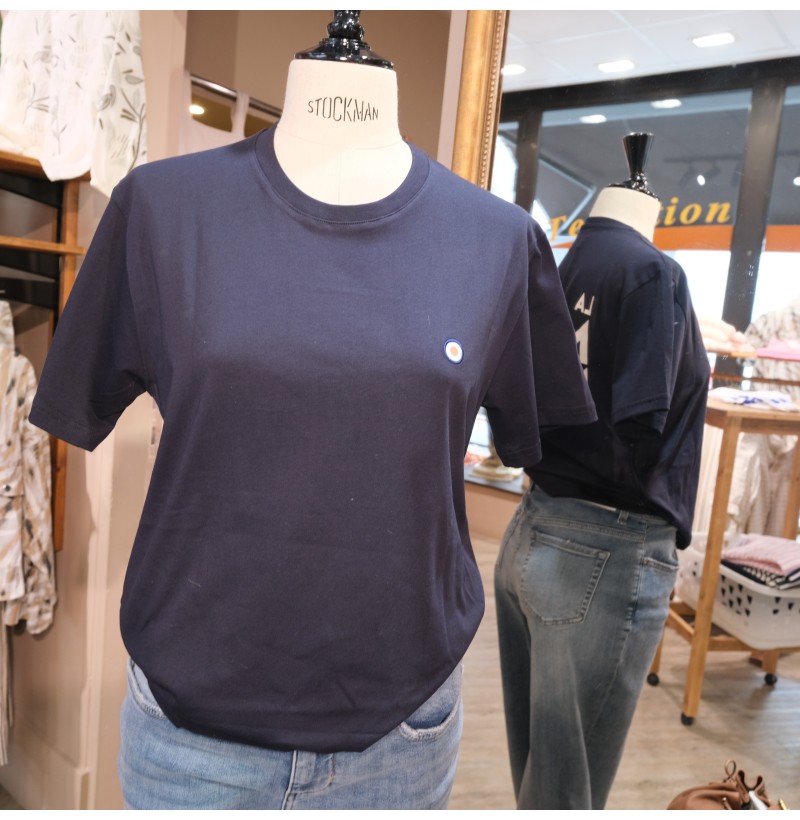 Tee-shirt marine L'ATELIER DE LA MARINIERE