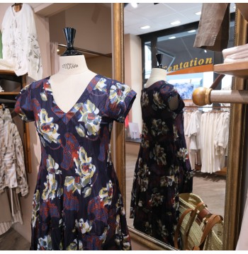 Robe JALAN marine DRESS ADDICT