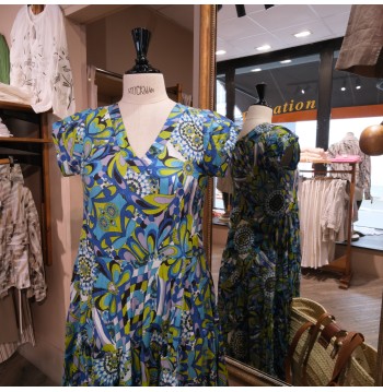 Robe JALAN vert DRESS ADDICT