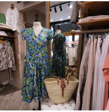 Robe JALAN vert DRESS ADDICT