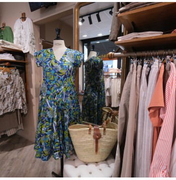 Robe JALAN vert DRESS ADDICT