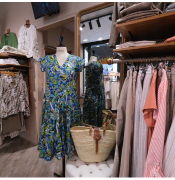 Robe JALAN vert DRESS ADDICT