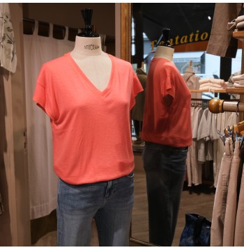 Tee-shirt groseille VILA