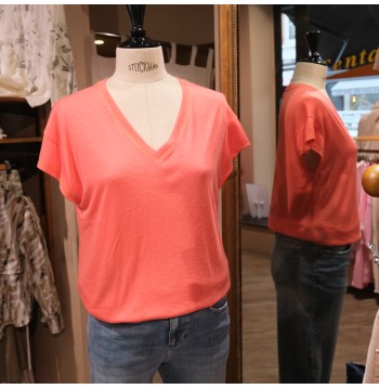 Tee-shirt groseille VILA