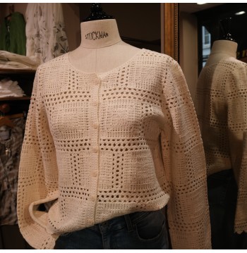 23042560 GILET MACRAME