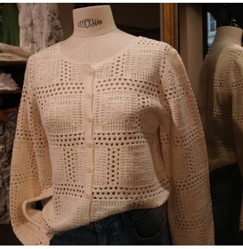 23042560 GILET MACRAME