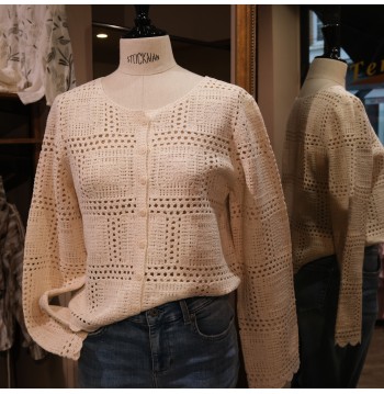 23042560 GILET MACRAME