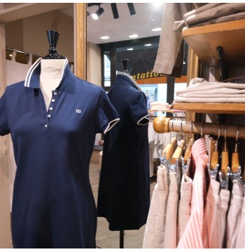 Robe polo marine TOMMY HILFIGER