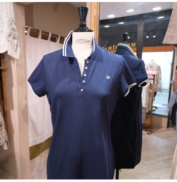 Robe polo marine TOMMY HILFIGER