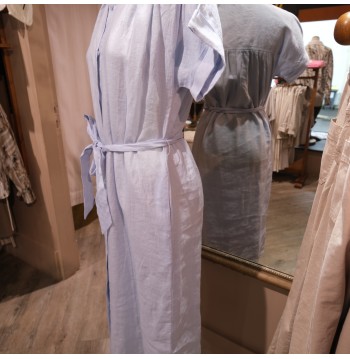 Robe chemise MC bleu ciel TOMMY HILFIGER