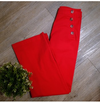 Pantalon pont rouge COTON