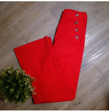 Pantalon pont rouge COTON