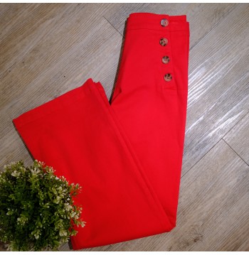 Pantalon pont rouge COTON