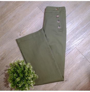 Pantalon pont kaki COTON