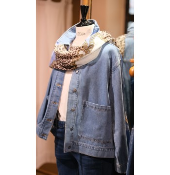 Veste jean souple