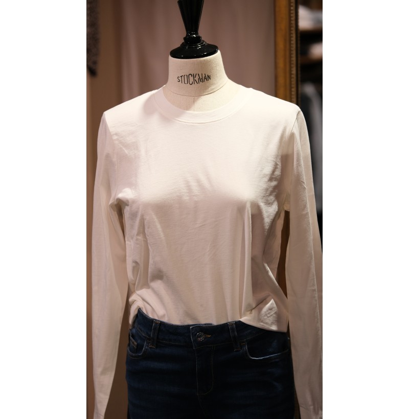 Tee-shirt manches longues blanc