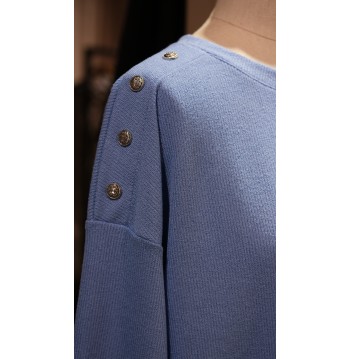 Sweat léger bleu ciel