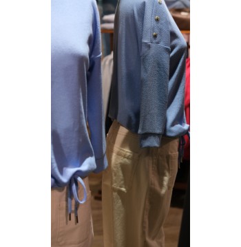 Sweat léger bleu ciel