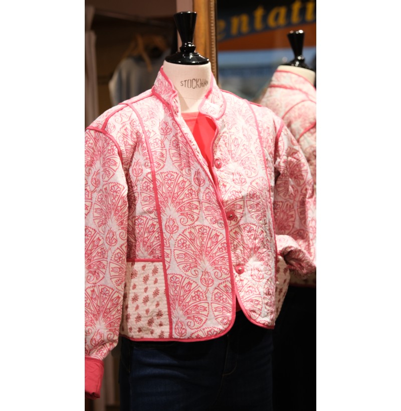 Veste imprimée matelassée