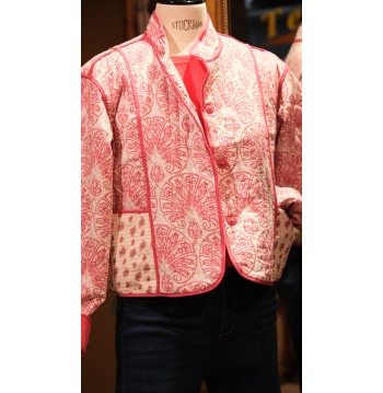 Veste imprimée matelassée