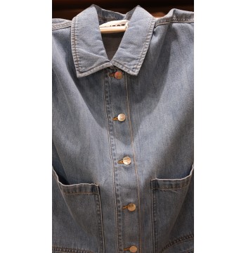 Veste jean souple