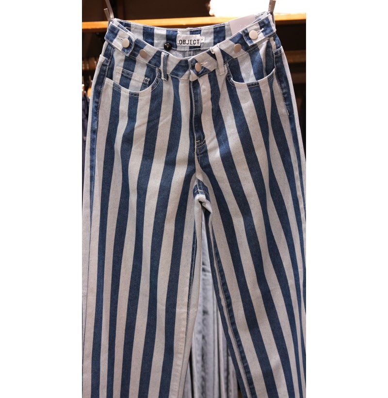 Jean à rayures