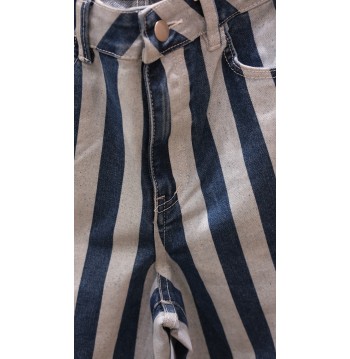 Jean à rayures