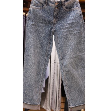 Jean imprimé léopard