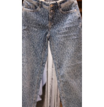 Jean imprimé léopard