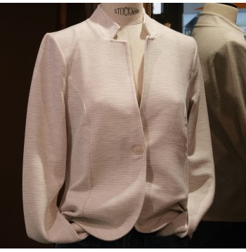 Blazer écru chiné