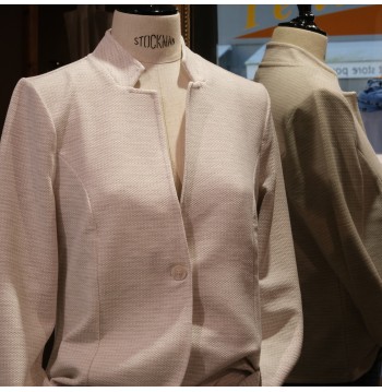 Blazer écru chiné