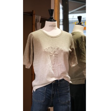 Tee-shirt tie and dye vert