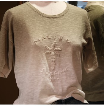 Tee-shirt tie and dye vert