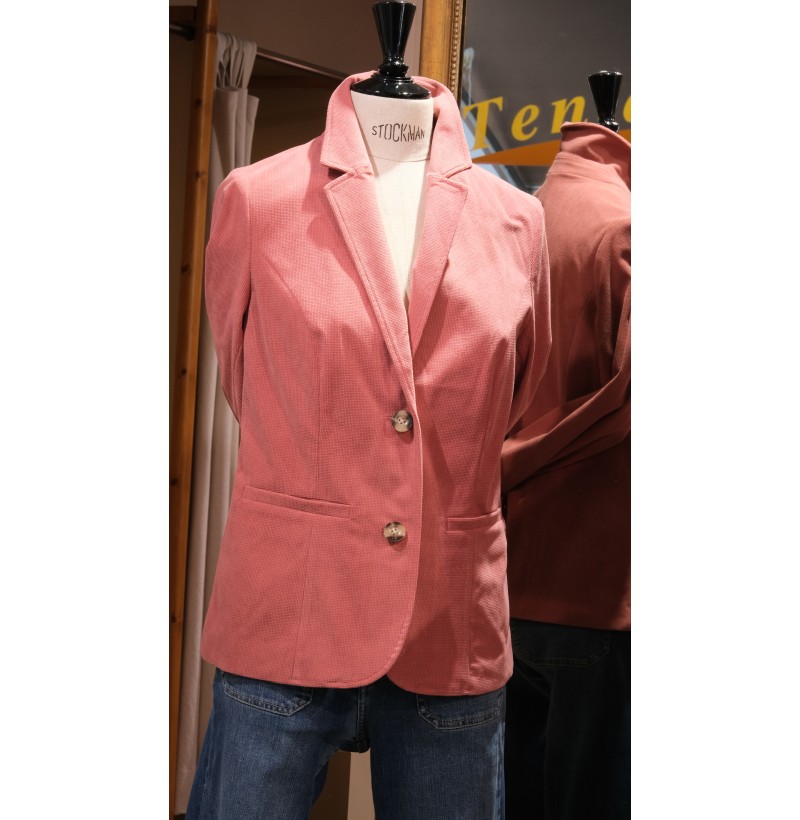 Blazer bois de rose